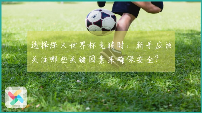 选择烽火世界杯竞猜时，新手应该关注哪些关键因素来确保安全？